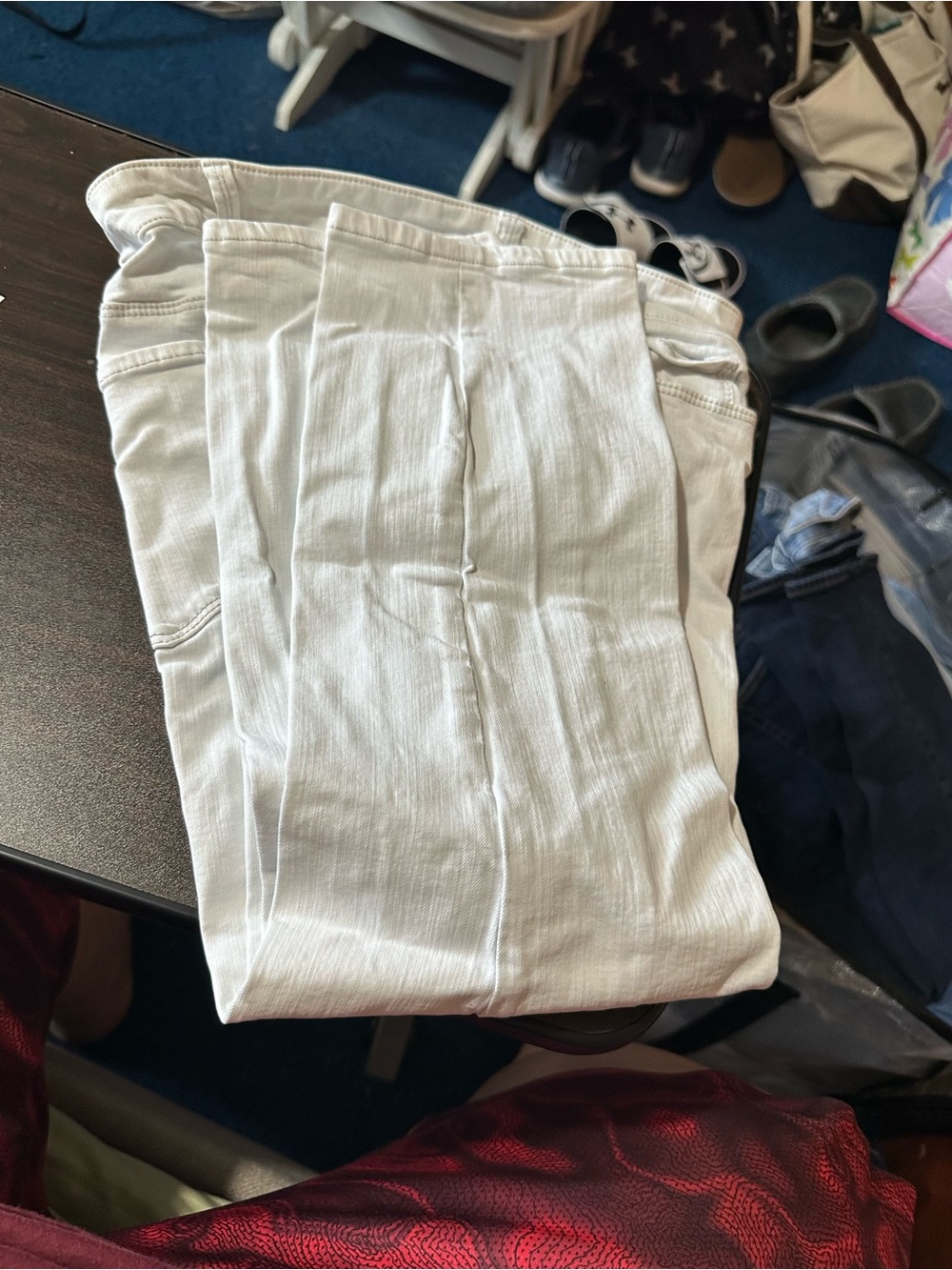 Modern Fit Women's White Chino Pants - Clean Straight Style